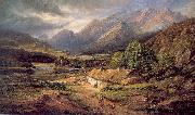 Marquis, James Richard Sunshine and Showers- At Home in Killarney oil on canvas